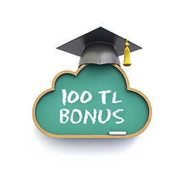 20.000 TL ve üzeri eğitim harcamanıza 125 TL bonus! 20.000 TL ve üzeri eğitim harcamanıza 125 TL bonus!